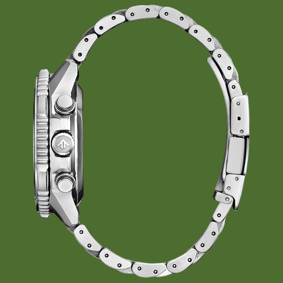 Citizen Promaster Navihawk Chronograph Eco-Drive Silver Dial CA4660-61A