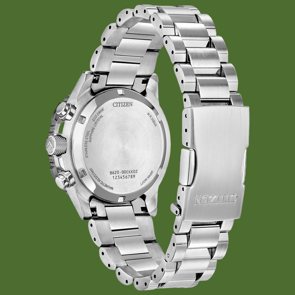 Citizen Promaster Navihawk Chronograph Eco-Drive Green Dial CA4664-60W