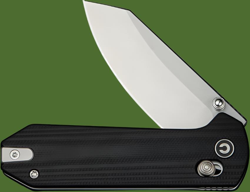 Civivi Yonder Crossbar Lock (Black G-10 Handle, Stonewashed Blade)