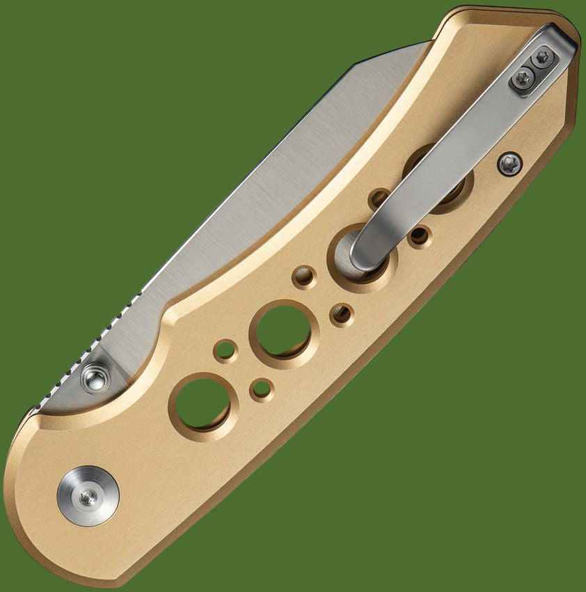 Civivi Pragma Prime Button Lock Champagne Aluminum