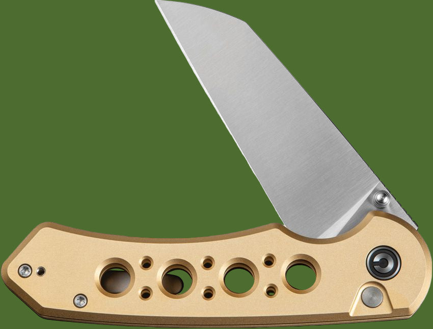Civivi Pragma Prime Button Lock Champagne Aluminum