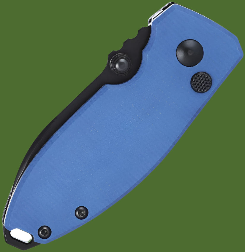 CRKT Squid Button Lock Blue Micarta