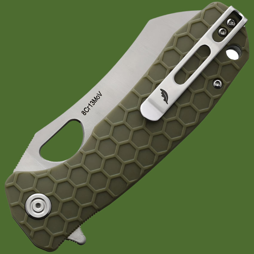 Honey Badger Large Linerlock Wharncleaver (Green)