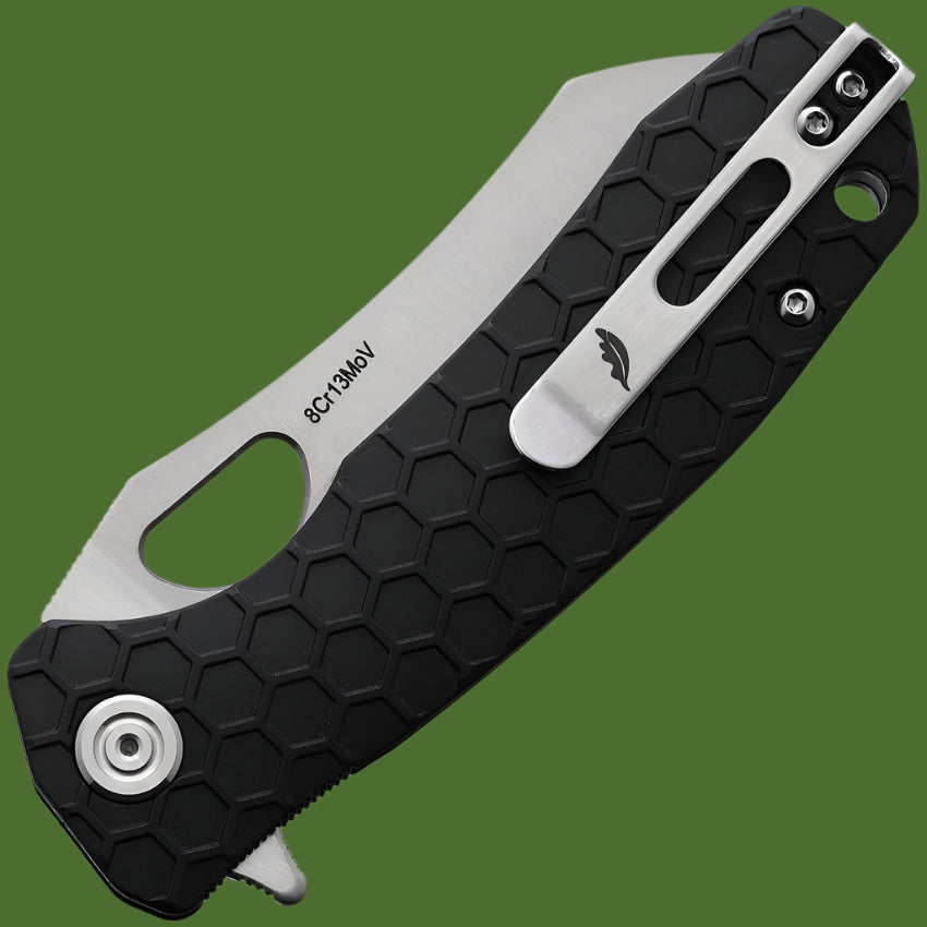 Honey Badger Medium Linerlock Wharncleaver (Black)