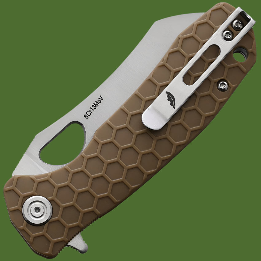 Honey Badger Medium Linerlock Wharncleaver (Tan)