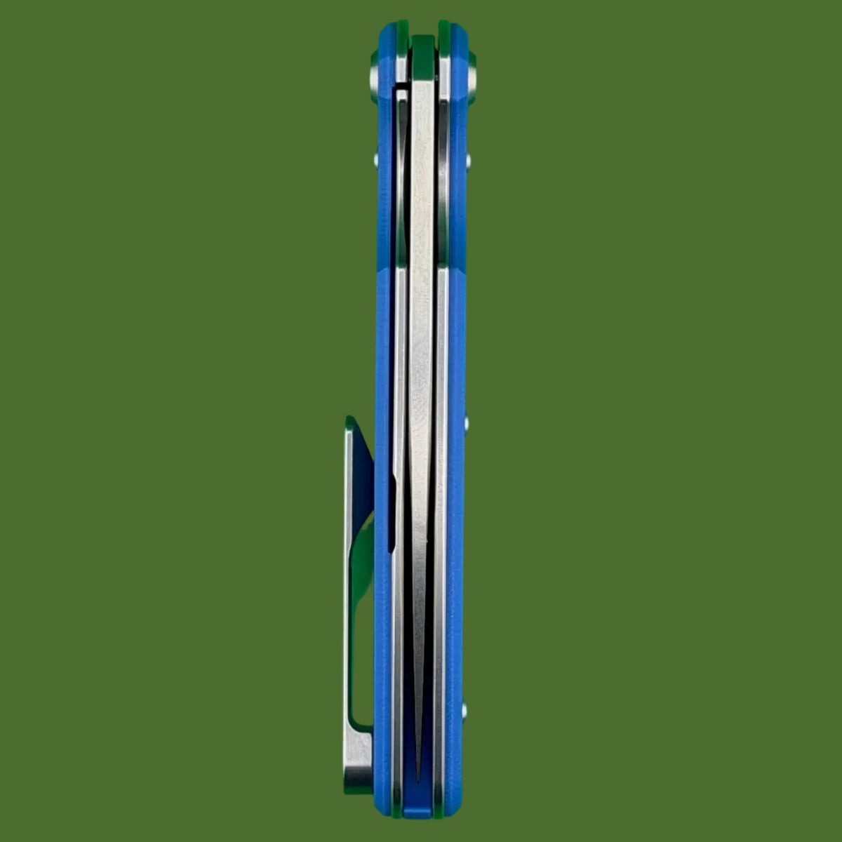 Chaves Blue Label Phase 229 Liner Lock Blue G-10 (Belt Satin Finish)