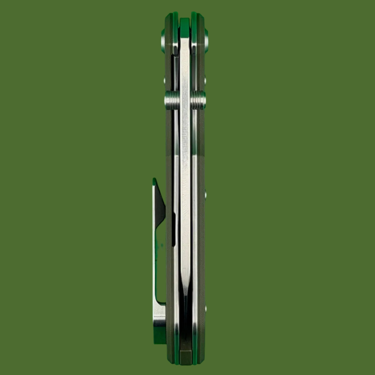 Chaves Blue Label Arrestor 229 Liner Lock OD Green G-10 (Belt Satin Finish)