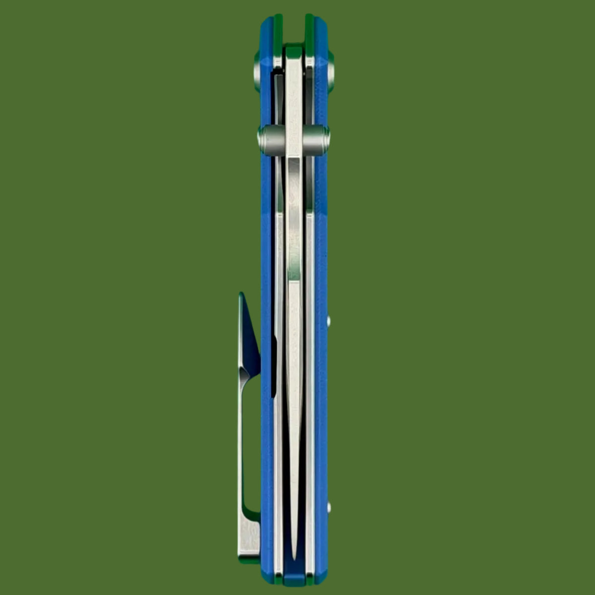 Chaves Blue Label Arison Street Liner Lock Blue G-10 (Belt Finish Satin)