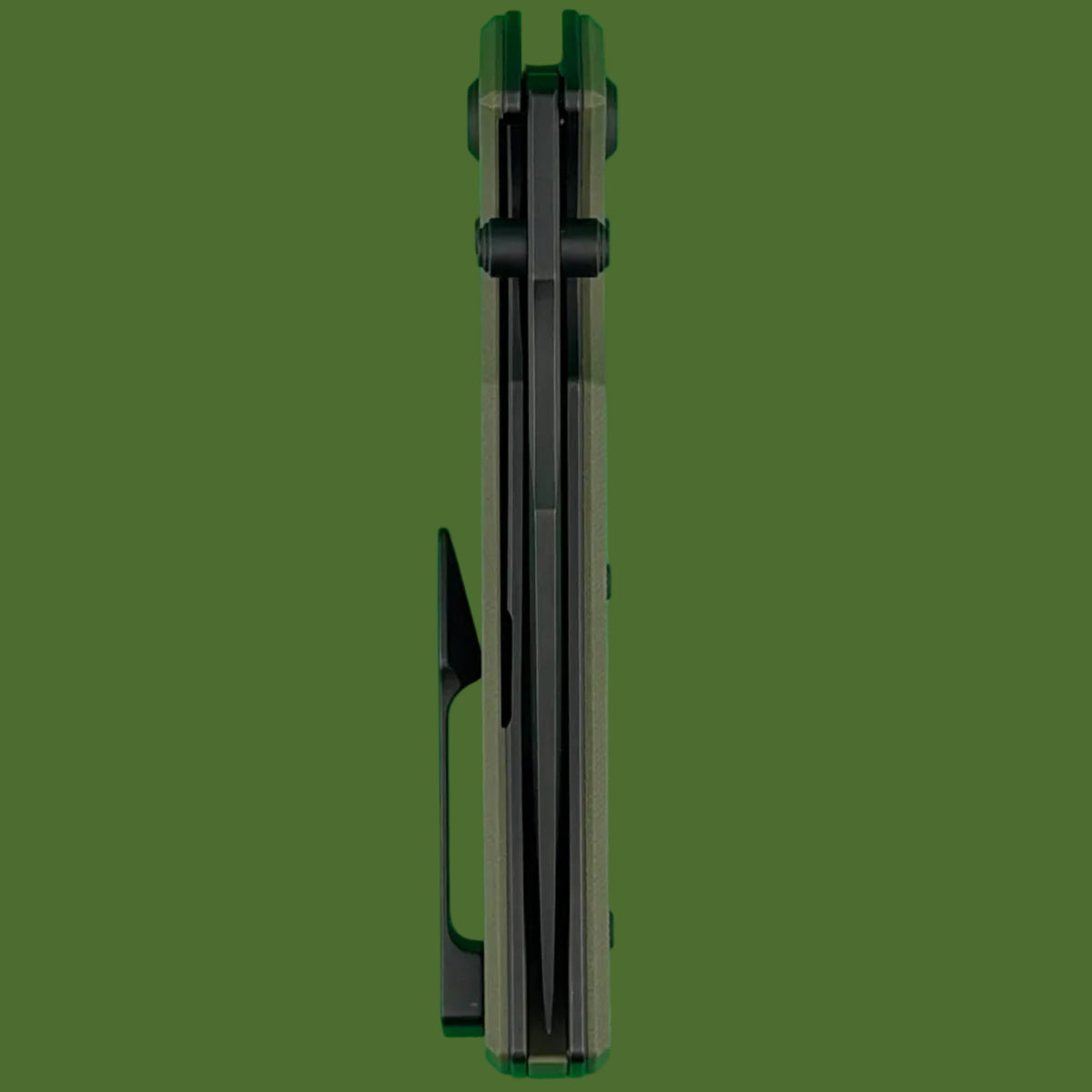 Chaves Blue Label Arison Street Liner Lock OD Green G-10 (Black PVD)