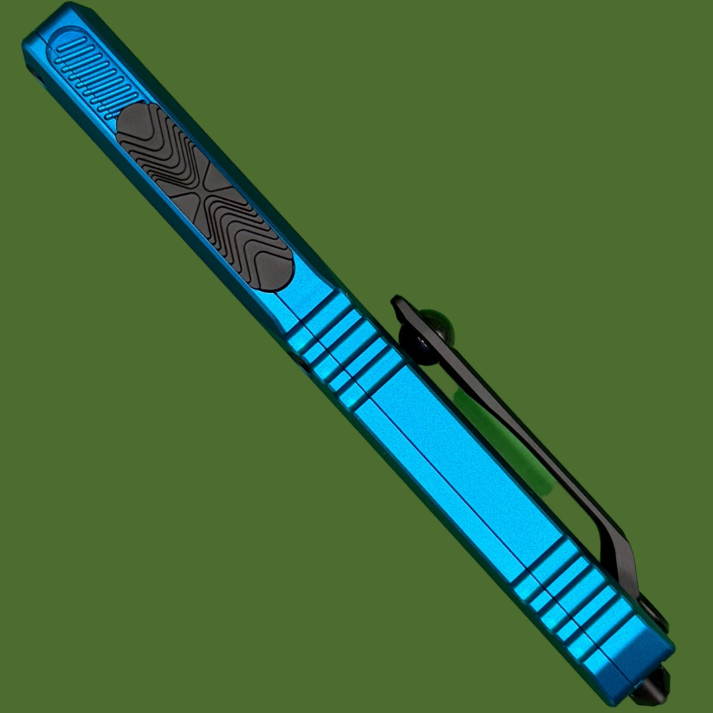 Microtech Ultratech T/E Gen IV Blue Standard 11234-1BL
