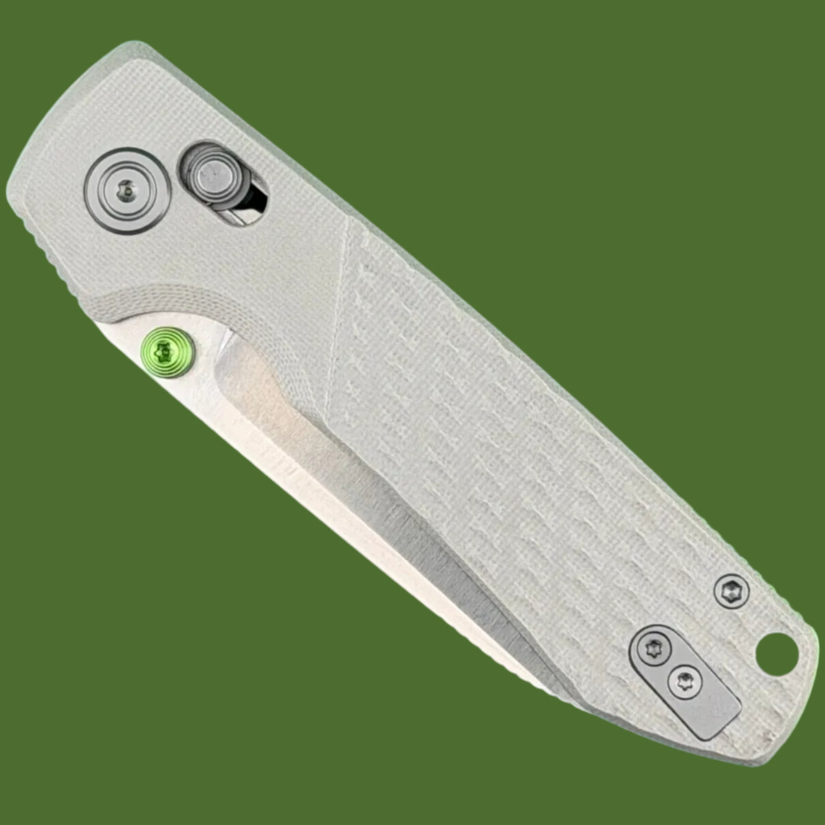 Vosteed Raccoon ModSwap Crossbar Lock (Grey G-10, Satin Blade)