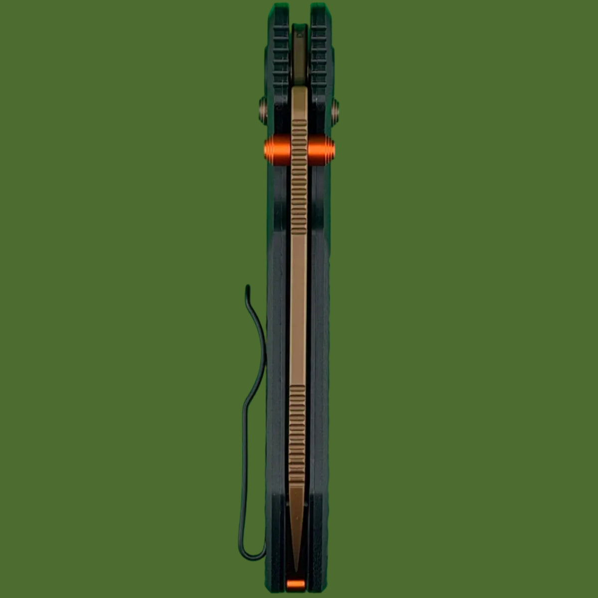 Vosteed Raccoon ModSwap Crossbar Lock (Black G-10, Copper Dune Blade)