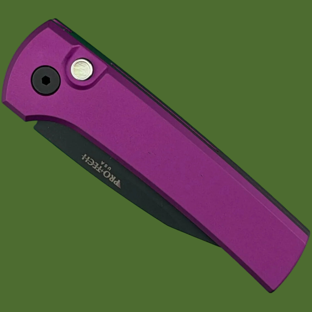 Protech Scapegoat Auto Blade Show West Limited Edition (Purple Handle, DLC Blade)