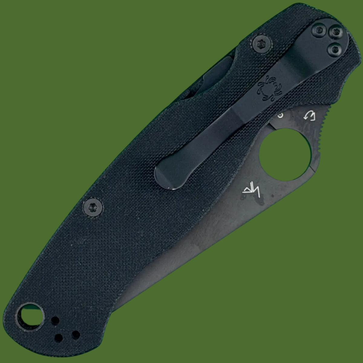 *Pre-Owned* Spyderco Paramilitary 2 Black DLC