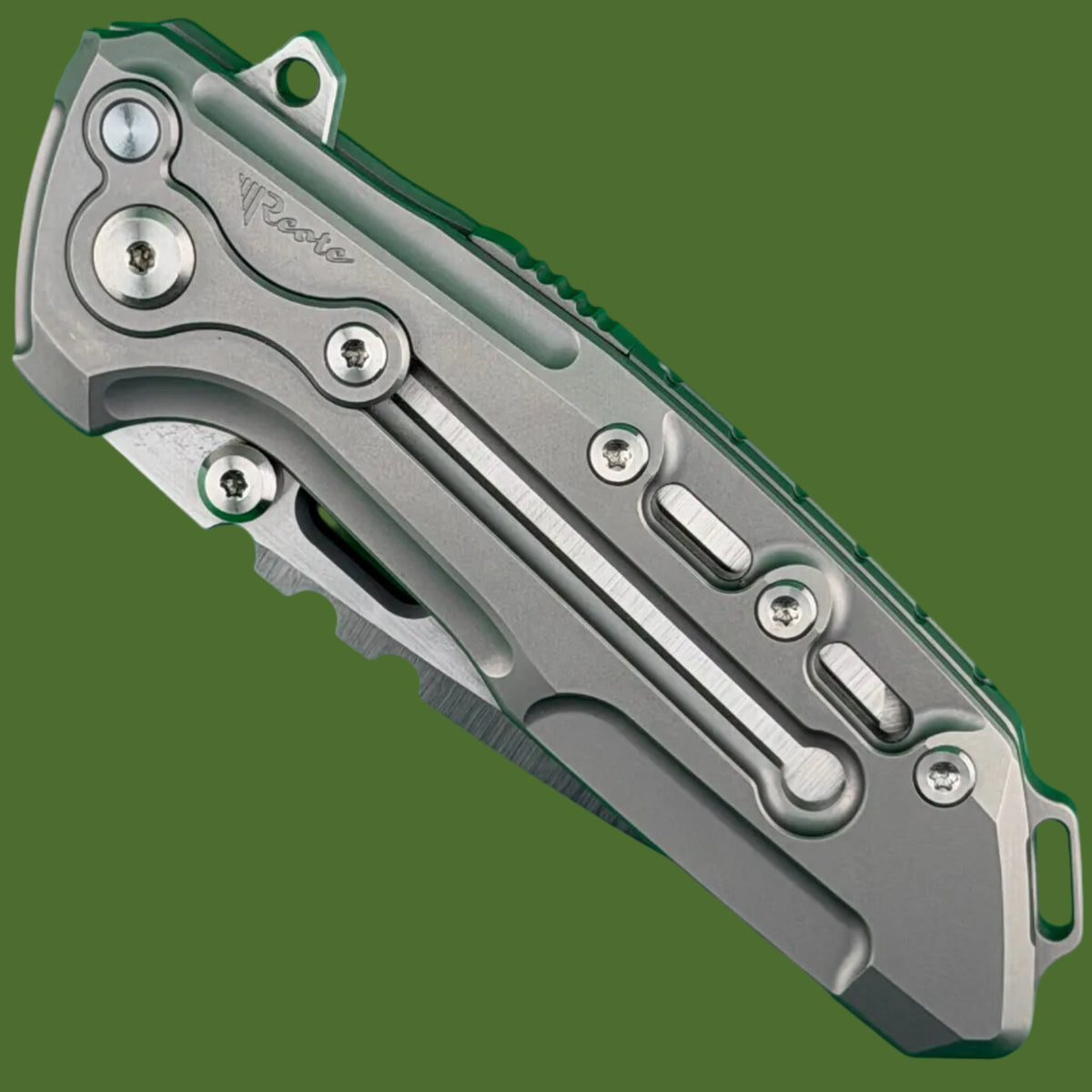 *Pre-Owned* Reate T1000 Titanium Frame Lock Satin Tanto