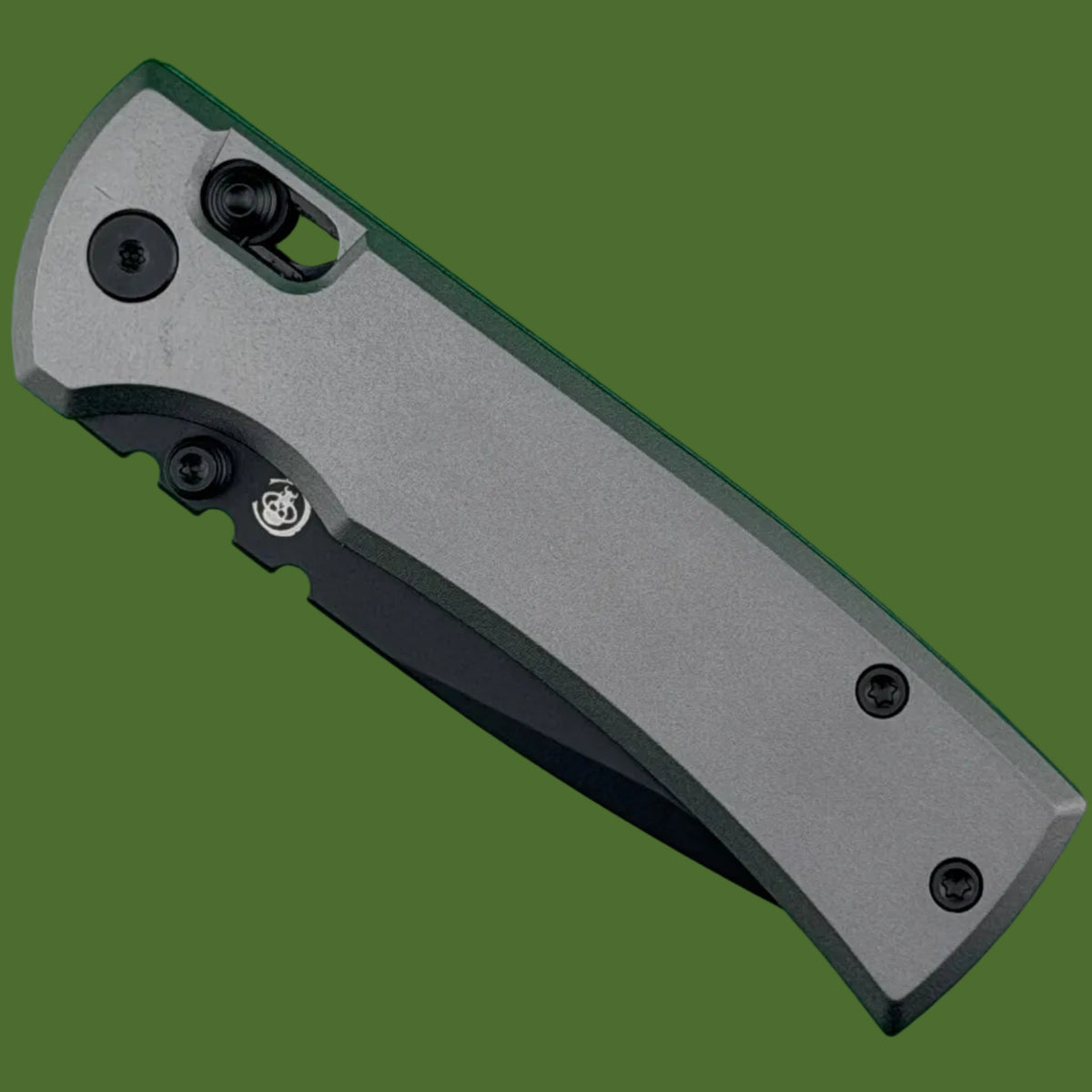Chaves X-Lock Redencion Drop Point (Grey Aluminum Handle, Black PVD Blade)