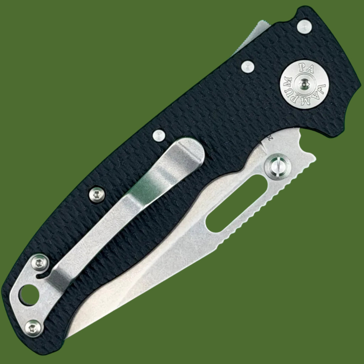Demko AD20.5 Clip Point Black G-10 (20CV)