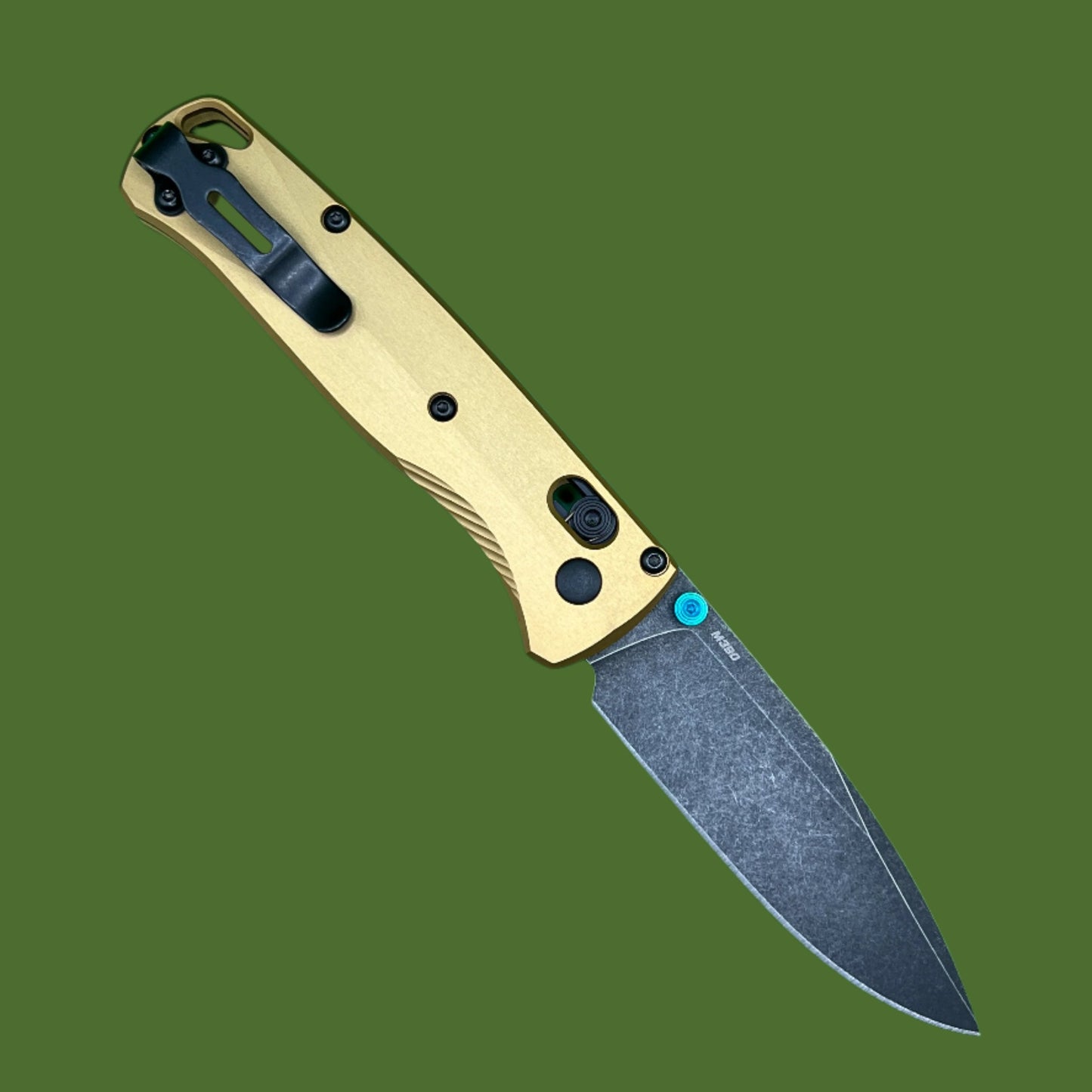 Benchmade Bugout 535BK-07 (Burnt Brass Aluminum Handle)