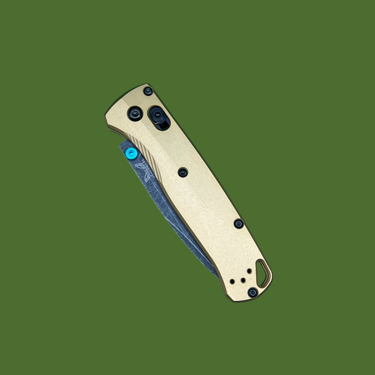 Benchmade Bugout 535BK-07 (Burnt Brass Aluminum Handle)