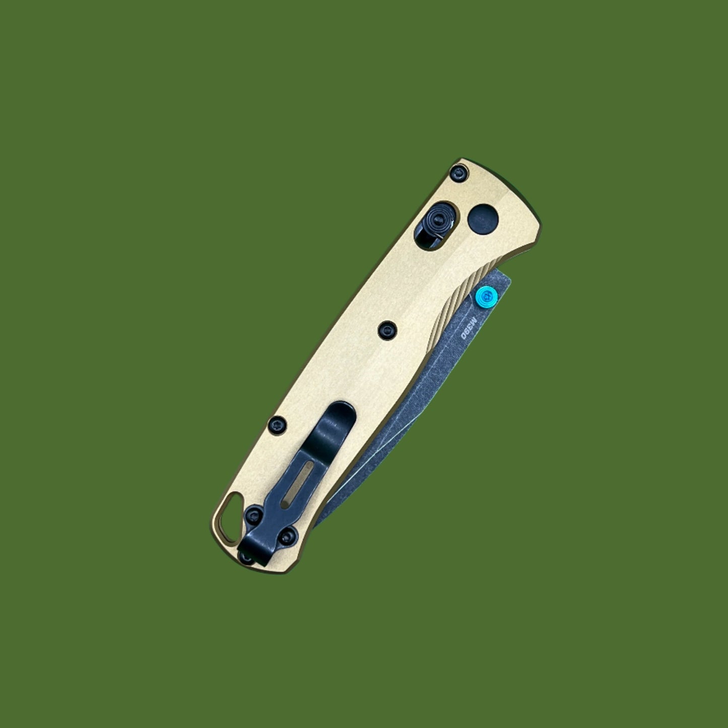 Benchmade Bugout 535BK-07 (Burnt Brass Aluminum Handle)