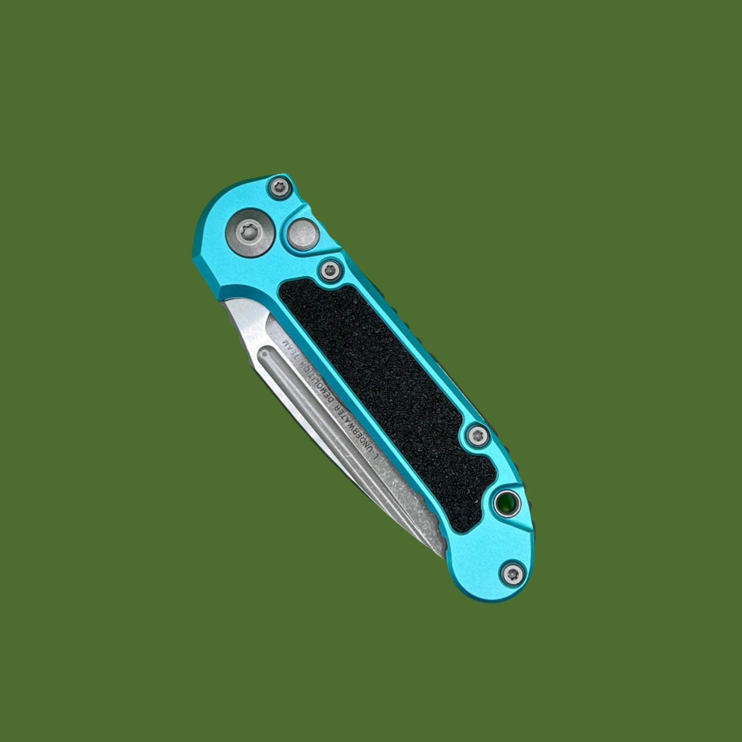 Microtech LUDT S/E Gen III Turquoise Apocalyptic Standard 1135-10APTQ