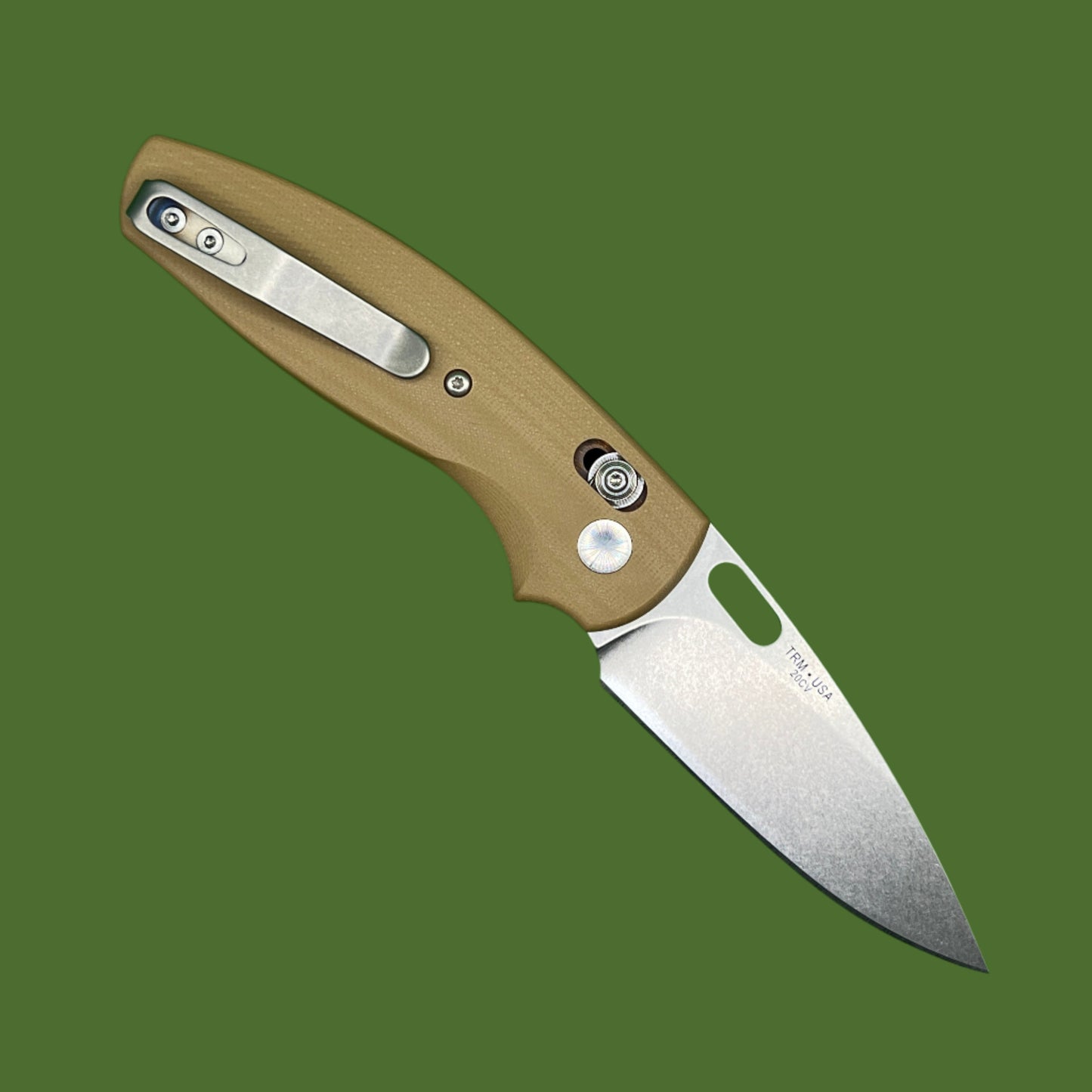 TRM Bulldog Riverlock Coyote Brown 3D Contoured G-10