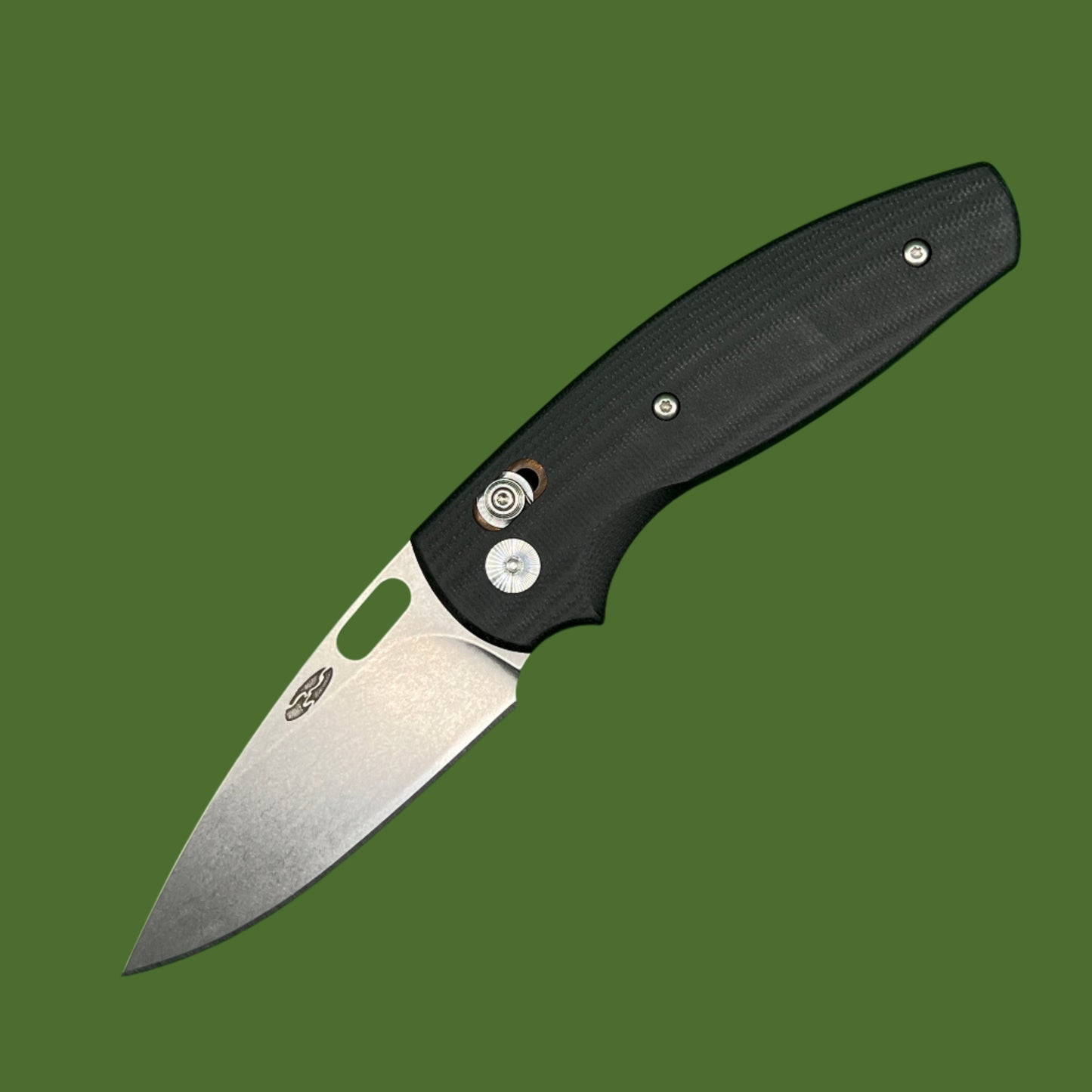 TRM Bulldog Riverlock Jet Black 3D Contoured G-10