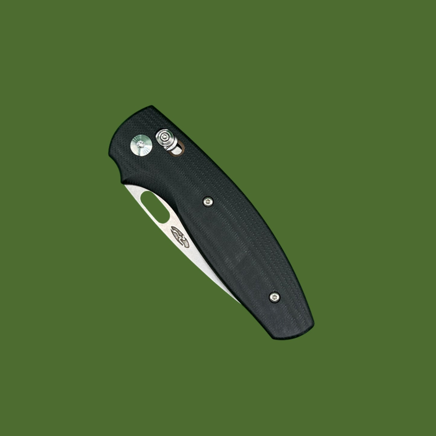 TRM Bulldog Riverlock Jet Black 3D Contoured G-10