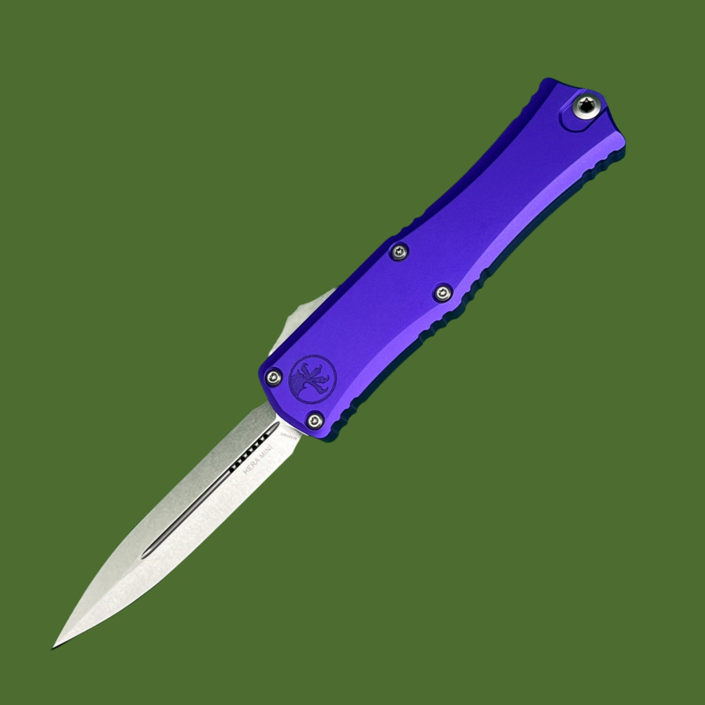Microtech Hera II Mini D/E Purple Stonewash Standard 1702M-10PU