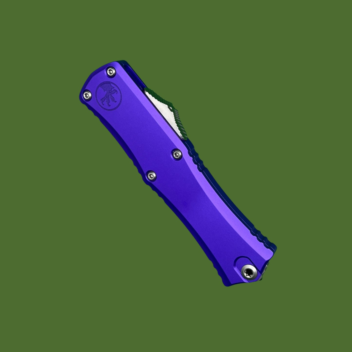 Microtech Hera II Mini D/E Purple Stonewash Standard 1702M-10PU