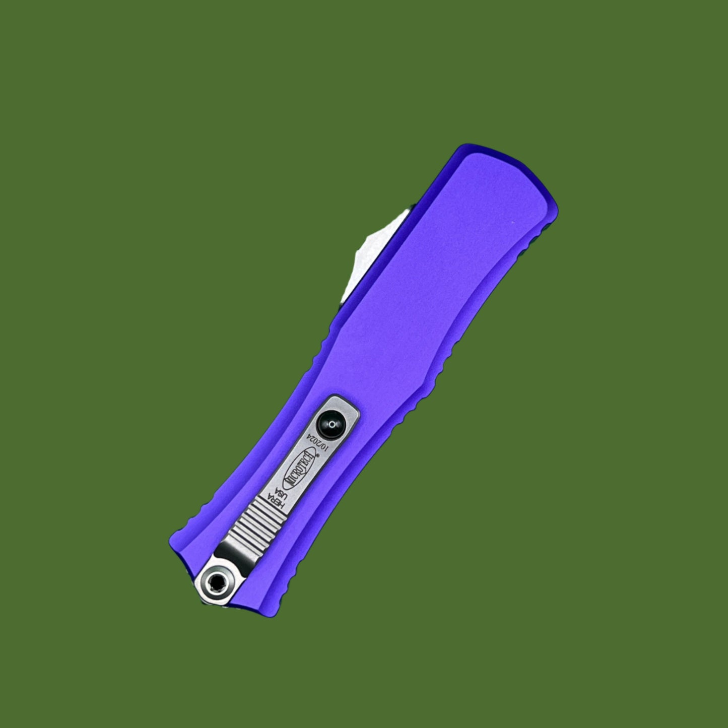 Microtech Hera II Mini D/E Purple Stonewash Standard 1702M-10PU