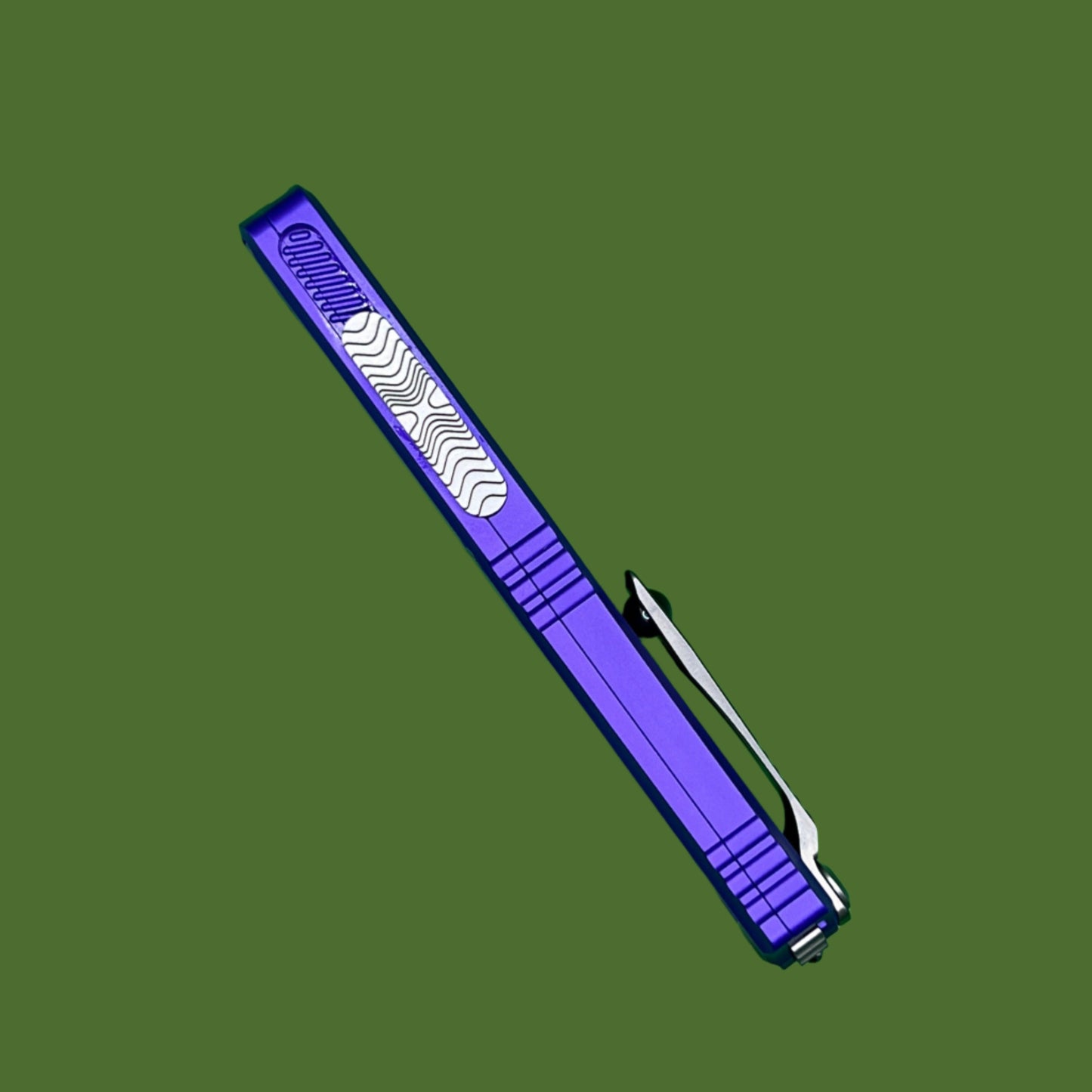 Microtech Hera II Mini D/E Purple Stonewash Standard 1702M-10PU