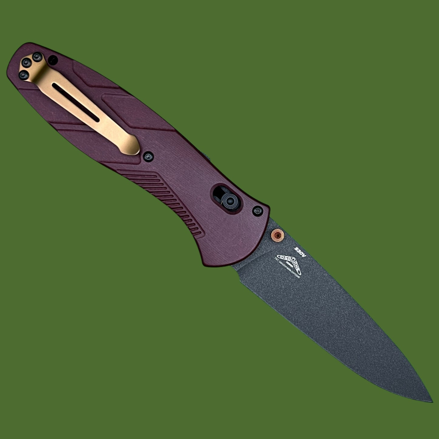 Benchmade Barrage Axis Assist Redstone Richlite 581BK-04