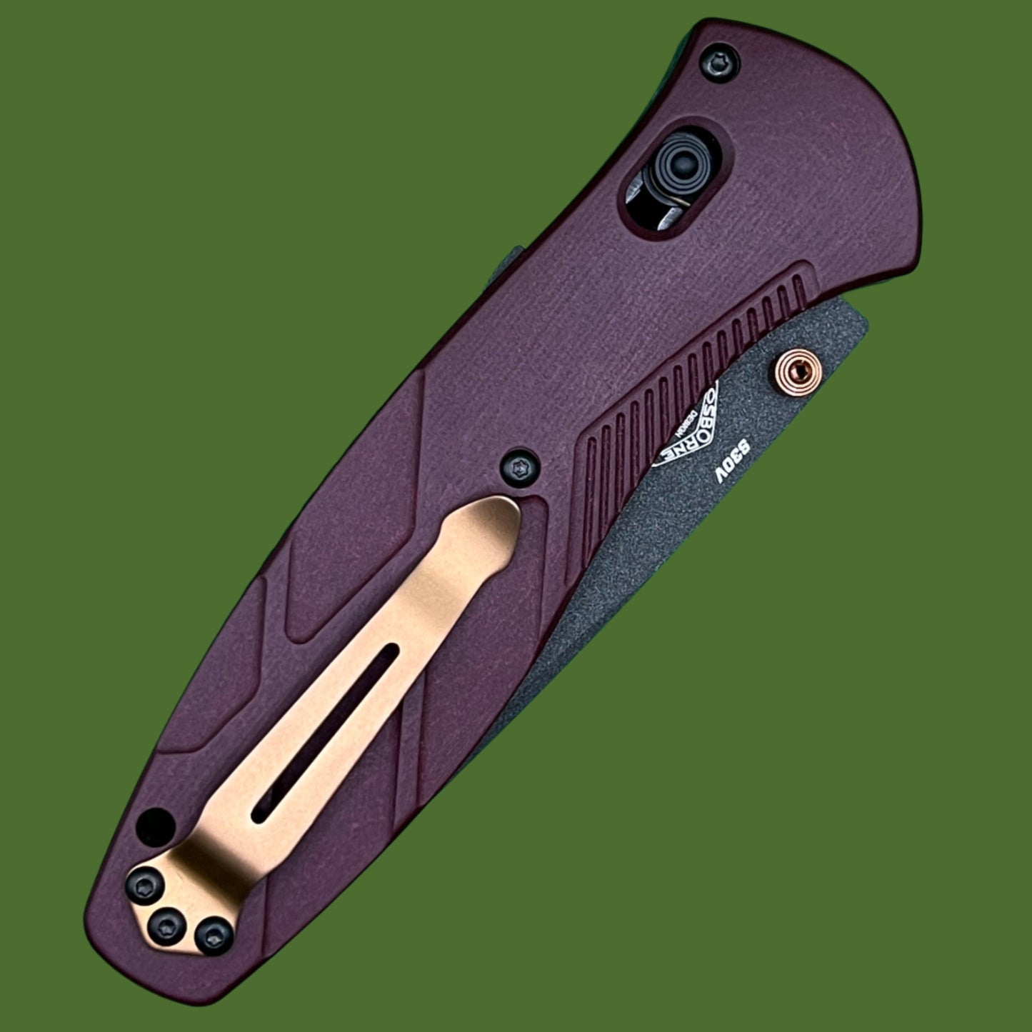 Benchmade Barrage Axis Assist Redstone Richlite 581BK-04