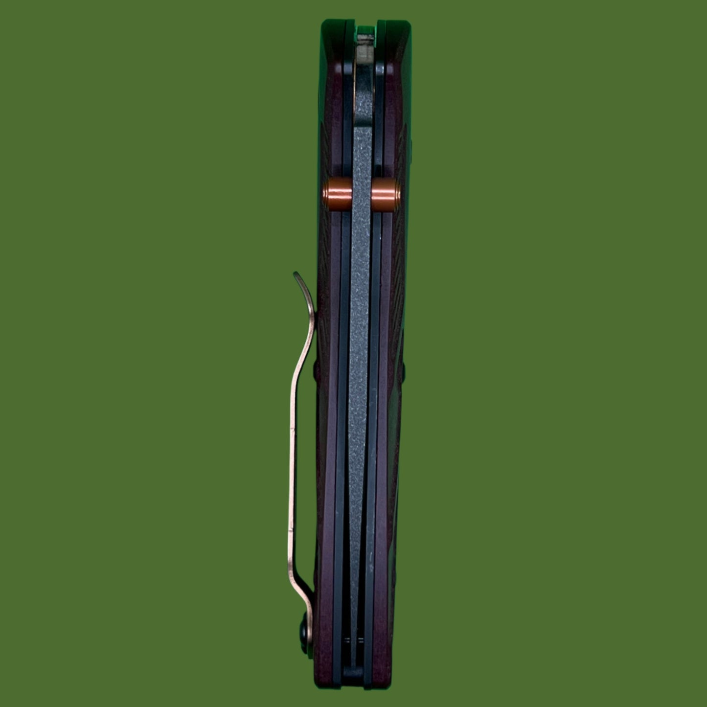 Benchmade Mini Barrage Axis Assist Redstone Richlite 585BK-04