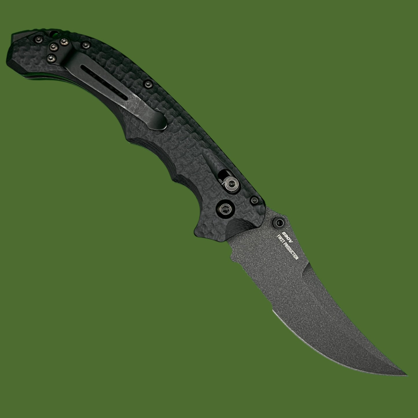 Benchmade Mini Bedlam Axis Lock Partially Serrated Black G-10 865SBK