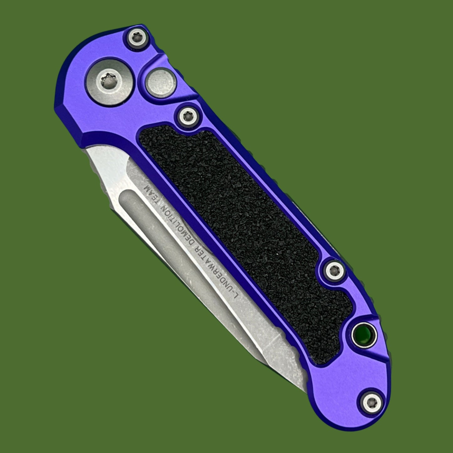 *Pre-Owned* Microtech LUDT T/E Gen III Purple Apocalyptic Standard 1136-10APPU