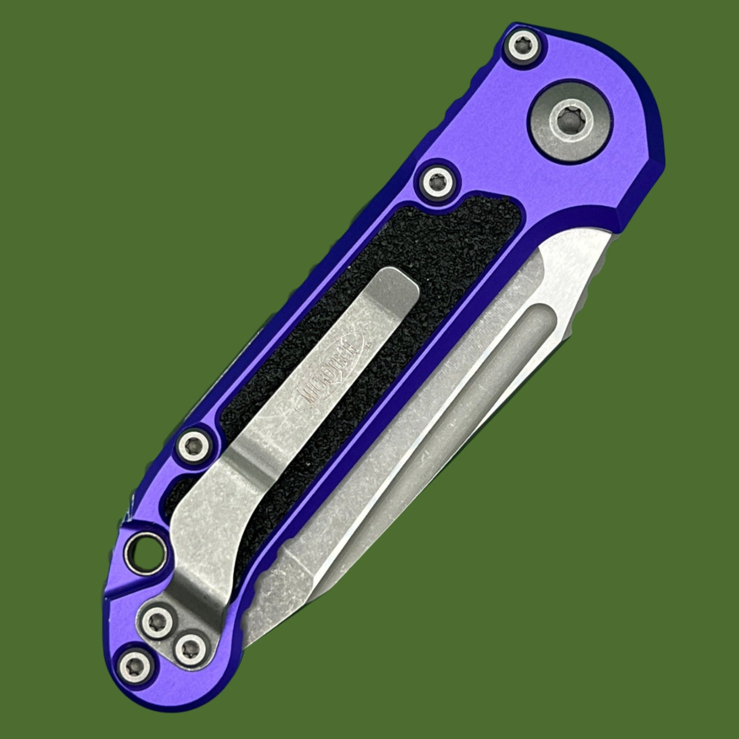 *Pre-Owned* Microtech LUDT T/E Gen III Purple Apocalyptic Standard 1136-10APPU