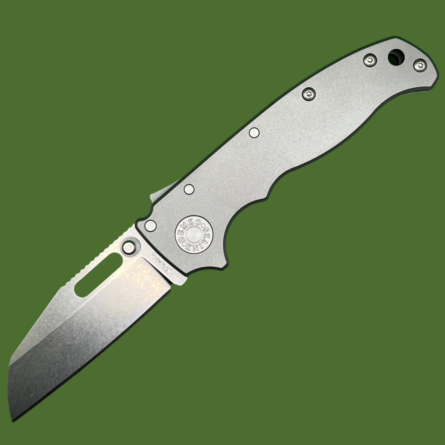 Demko AD20.5 Shark Foot Shark Lock Smooth Titanium 20CV