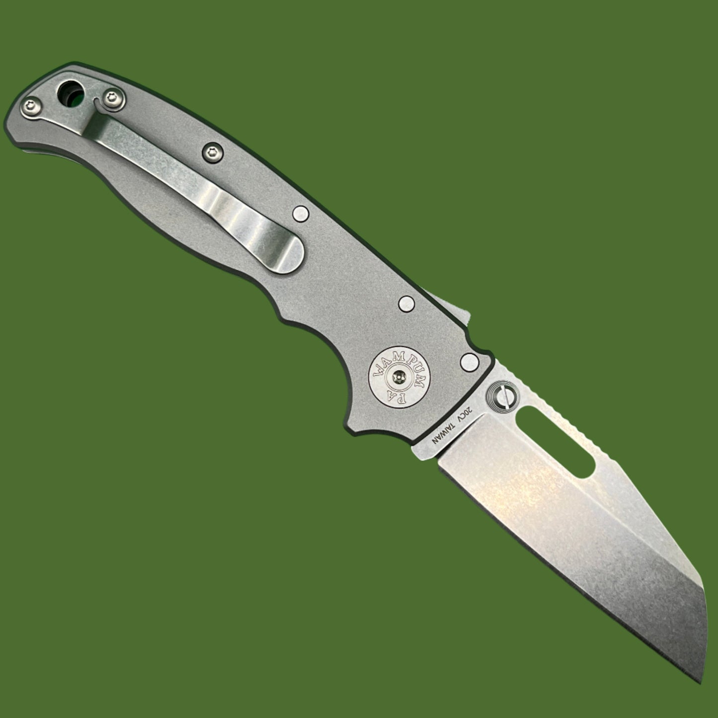 Demko AD20.5 Shark Foot Shark Lock Smooth Titanium 20CV
