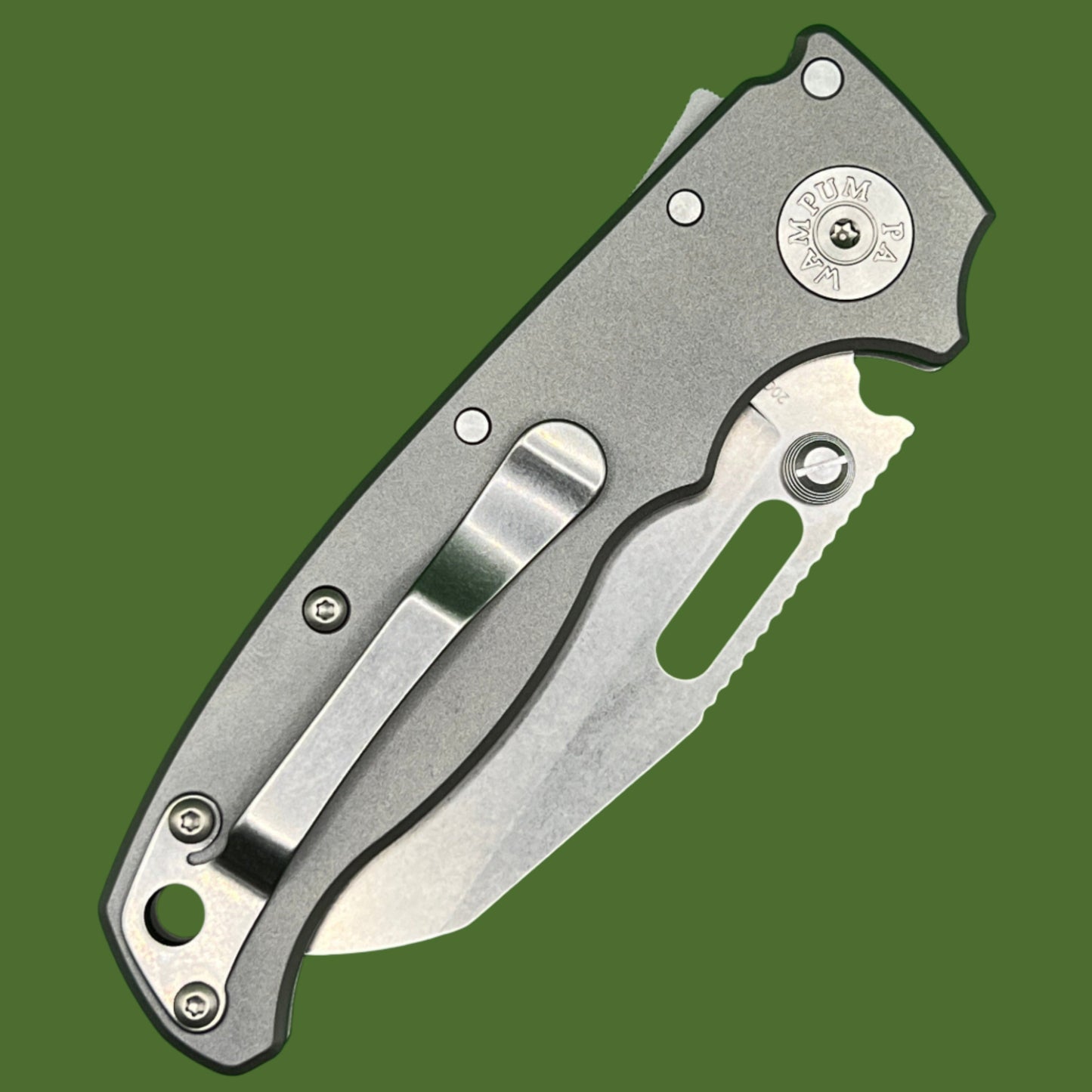 Demko AD20.5 Shark Foot Shark Lock Smooth Titanium 20CV
