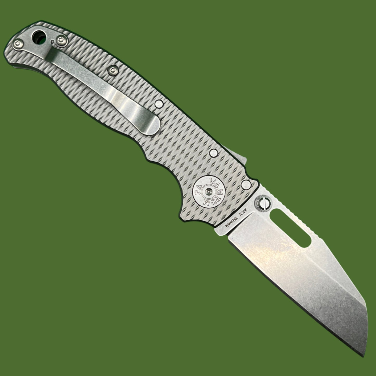 Demko AD20.5 Shark Foot Shark Lock Textured Titanium 20CV