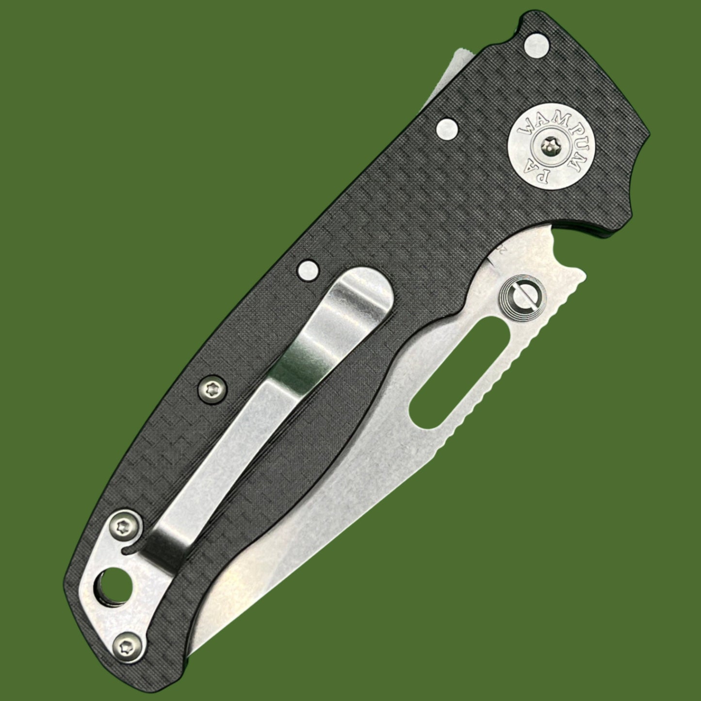 Demko AD20.5 Clip Point Shark Lock Carbon Fiber 20CV