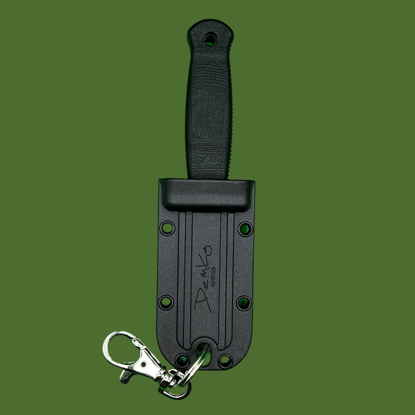 Demko Armiger 2 Clip Point Keychain Fixed Blade