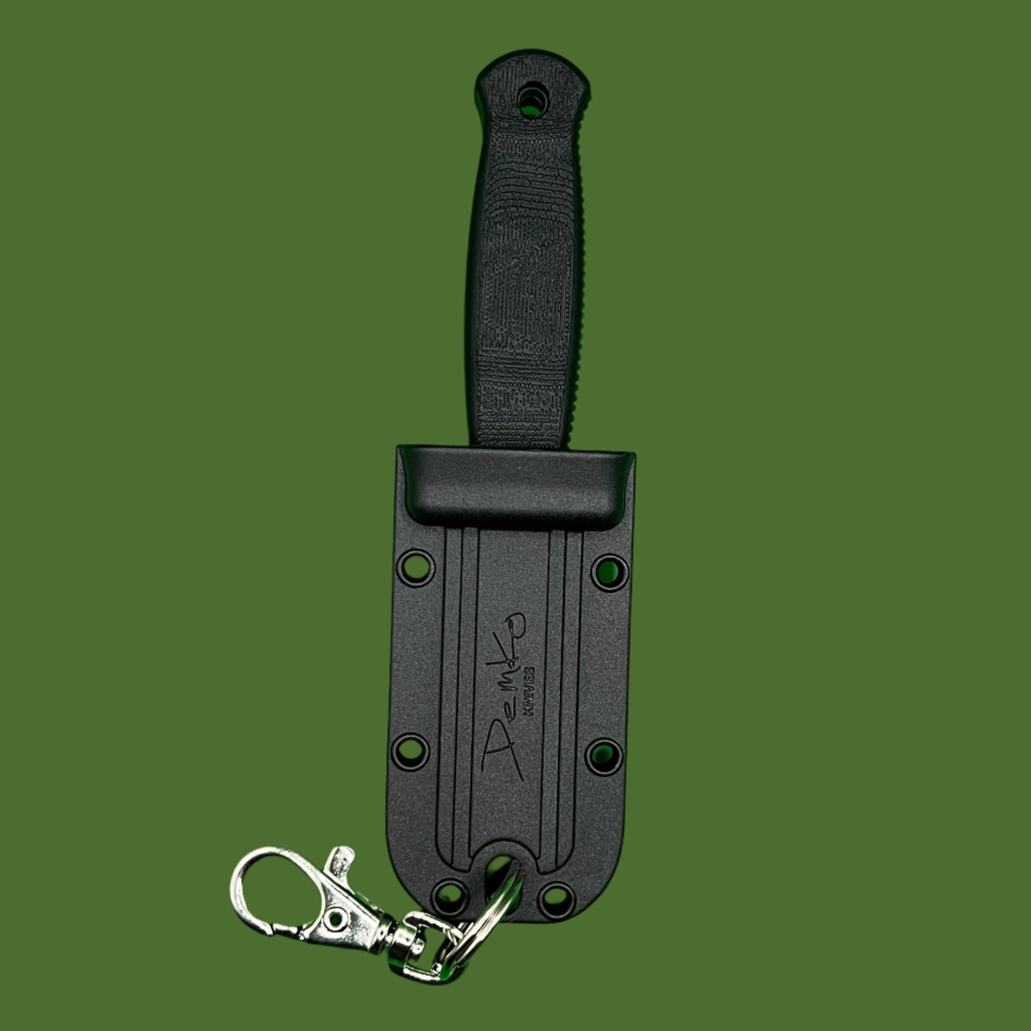 Demko Armiger 2 Sharks Foot Keychain Fixed Blade