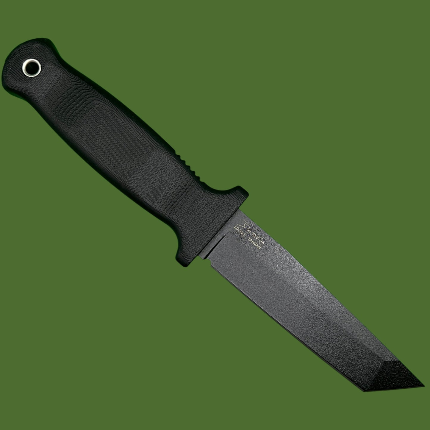 Demko Armiger 4 Tanto Fixed Blade Black