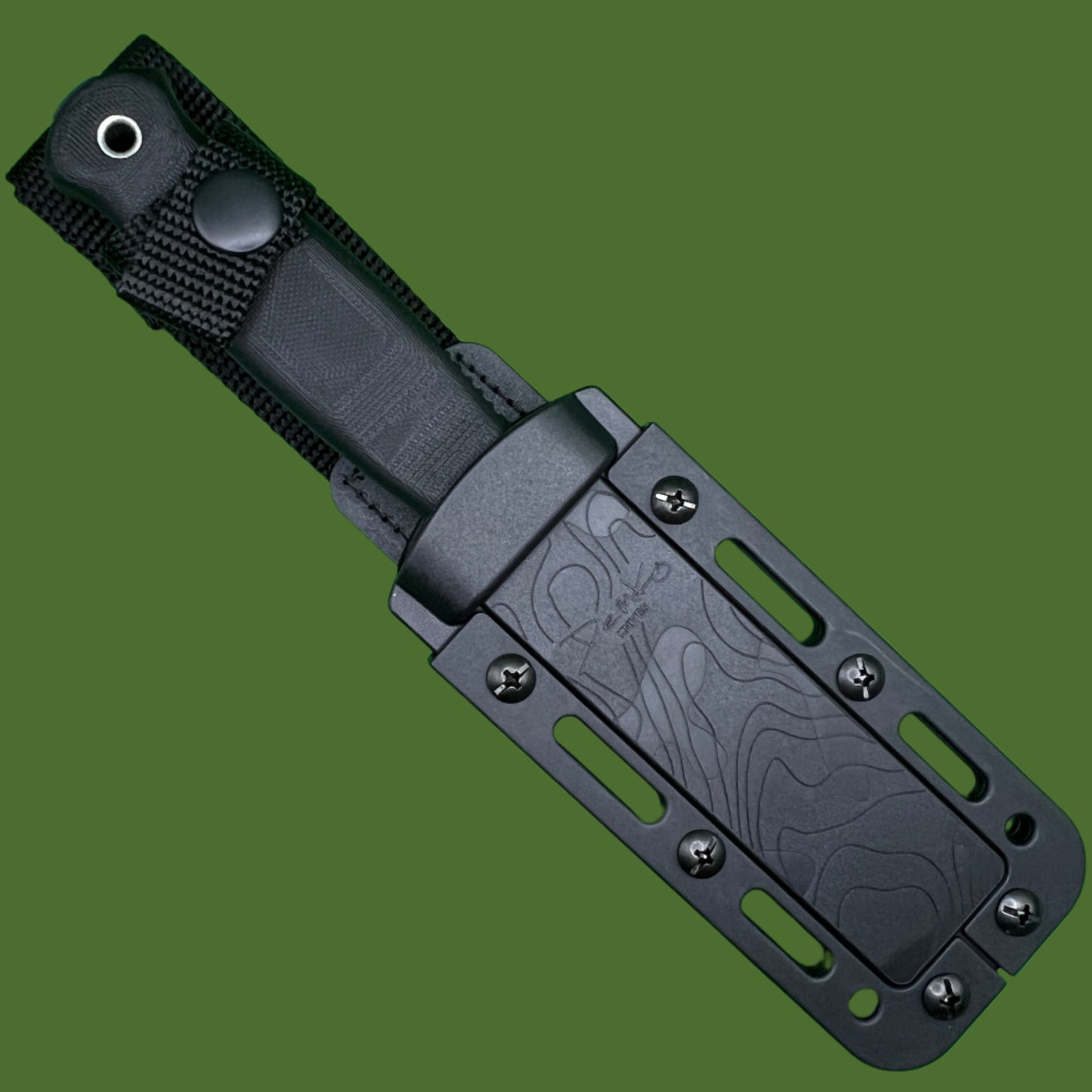 Demko Armiger 4 Tanto Fixed Blade Black