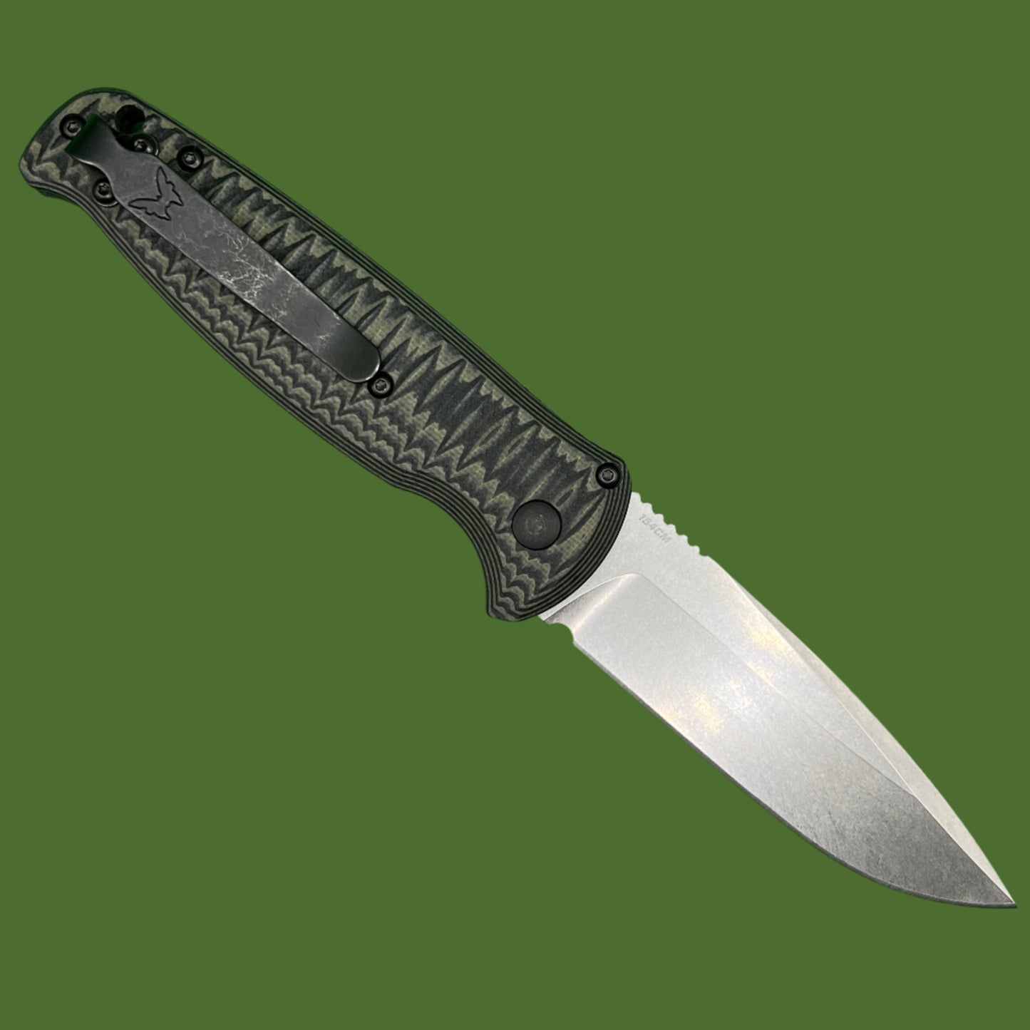 Benchmade CLA Auto Green/Black G-10 4300-1
