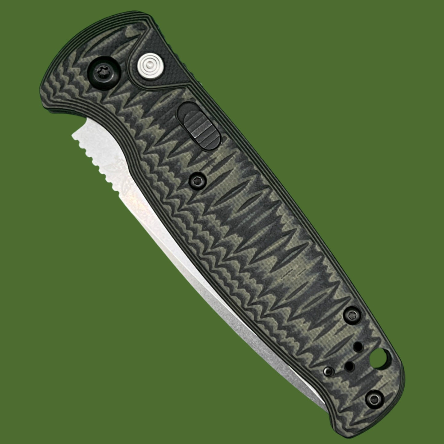 Benchmade CLA Auto Green/Black G-10 4300-1