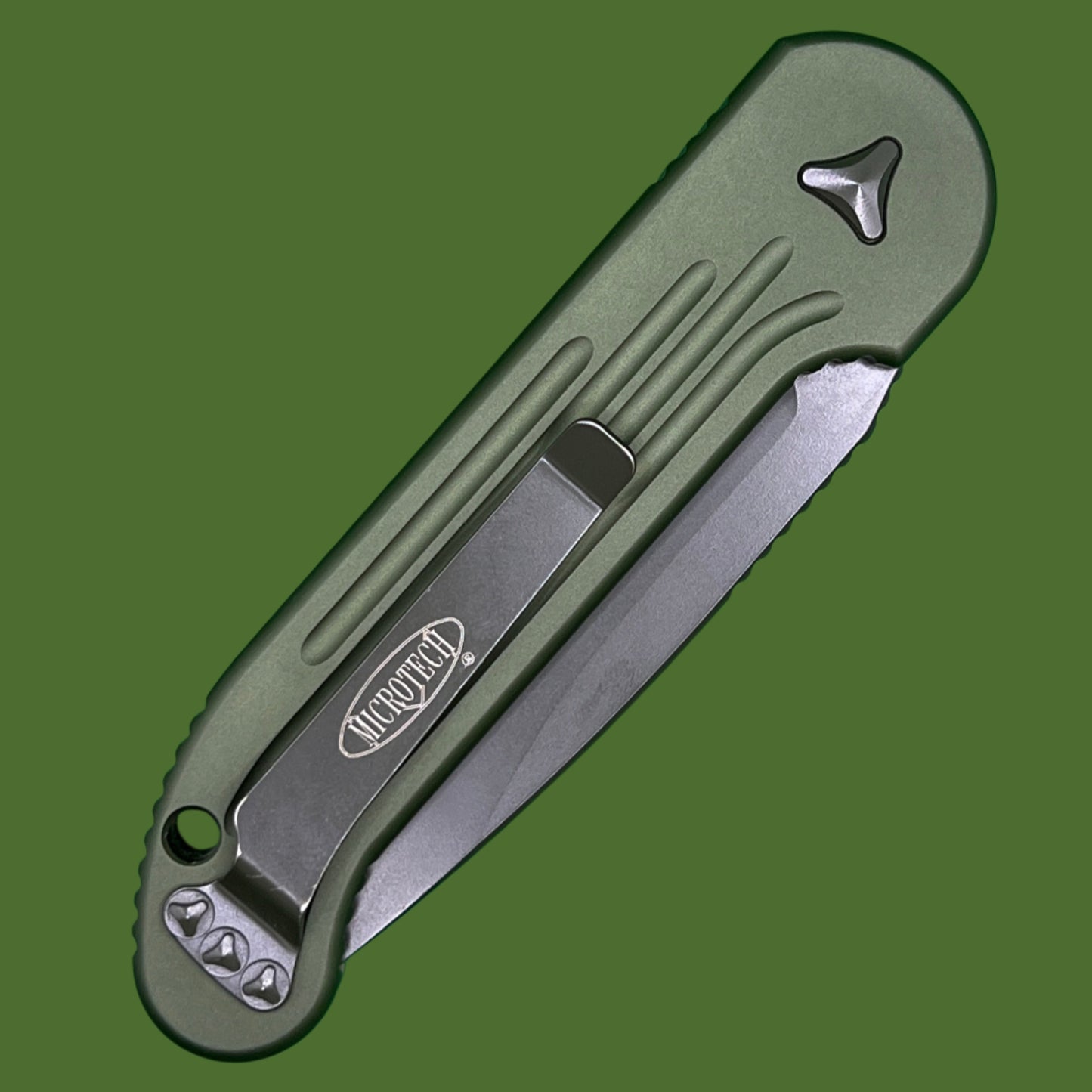 *Pre-Owned* Microtech LUDT Green Standard Auto 135-1GR